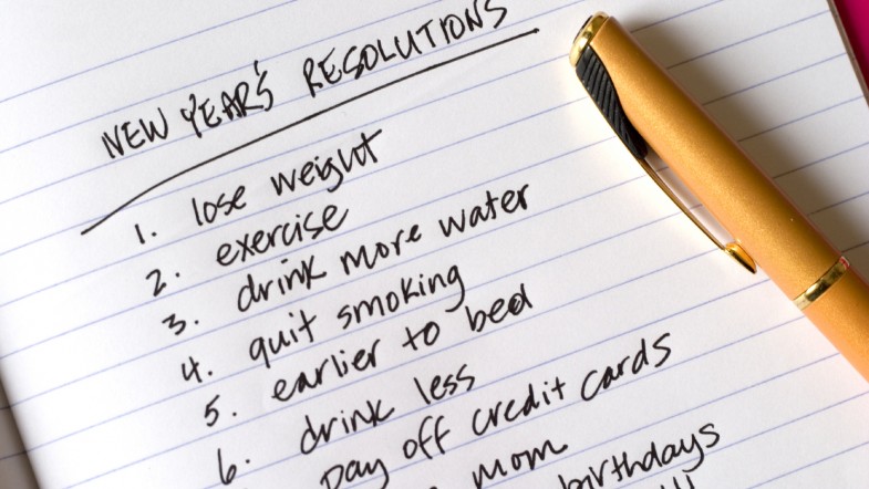 new year's resolutions